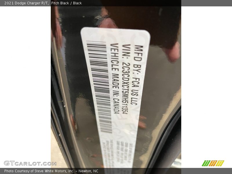 Pitch Black / Black 2021 Dodge Charger R/T