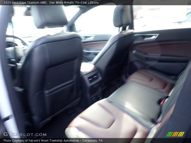 Star White Metallic Tri-Coat / Ebony 2020 Ford Edge Titanium AWD