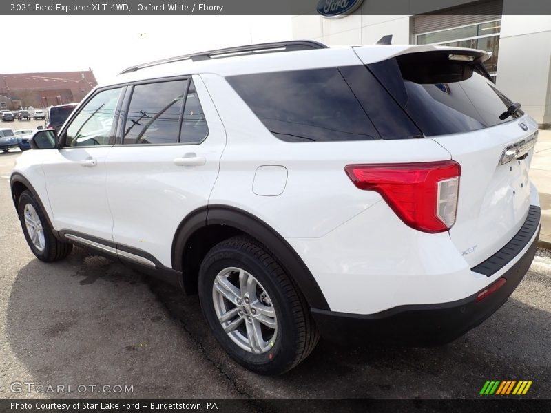 Oxford White / Ebony 2021 Ford Explorer XLT 4WD