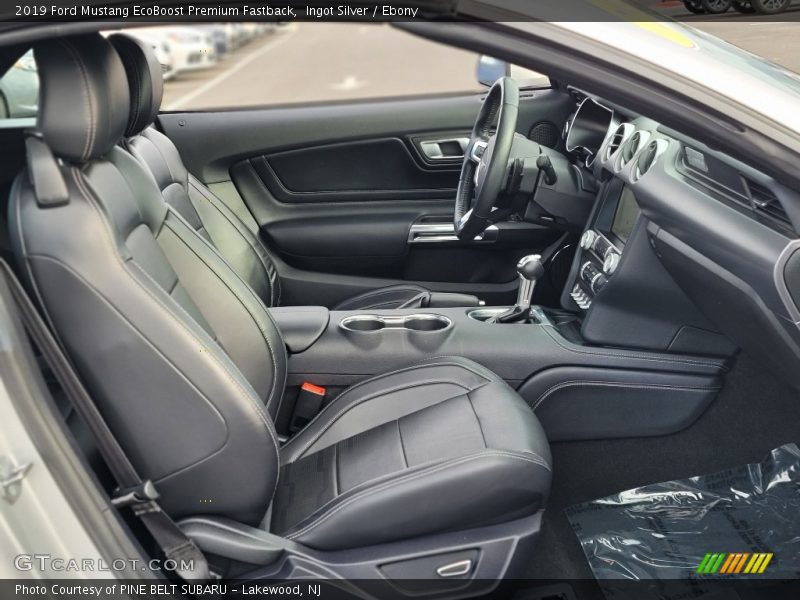 Front Seat of 2019 Mustang EcoBoost Premium Fastback