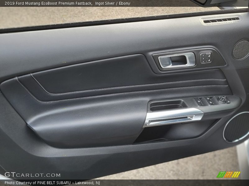 Ingot Silver / Ebony 2019 Ford Mustang EcoBoost Premium Fastback