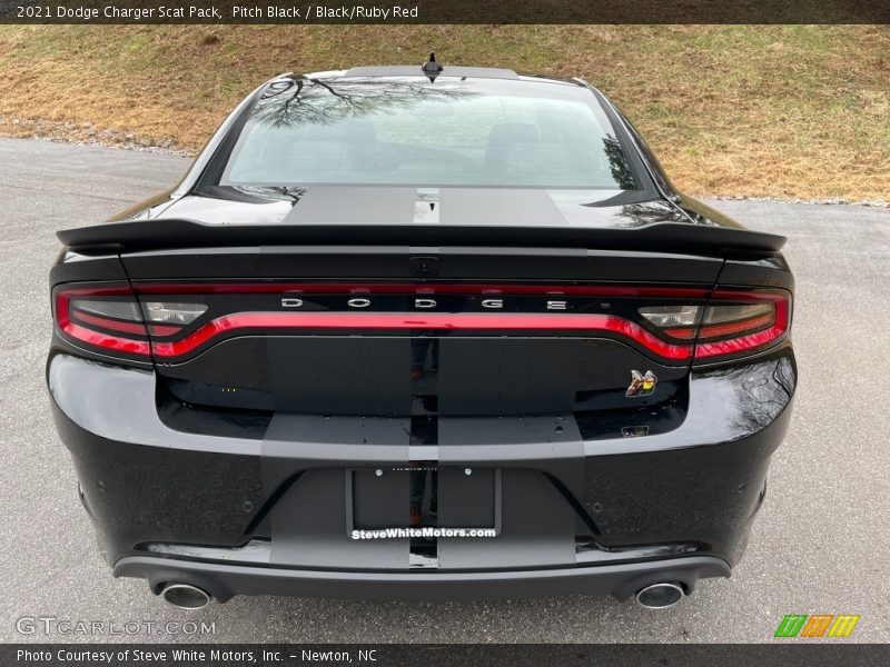 Pitch Black / Black/Ruby Red 2021 Dodge Charger Scat Pack