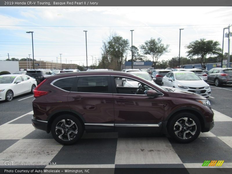 Basque Red Pearl II / Ivory 2019 Honda CR-V Touring