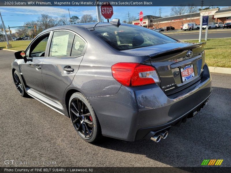 Magnetite Gray Metallic / Recaro Ultra Suede/Carbon Black 2020 Subaru WRX Premium