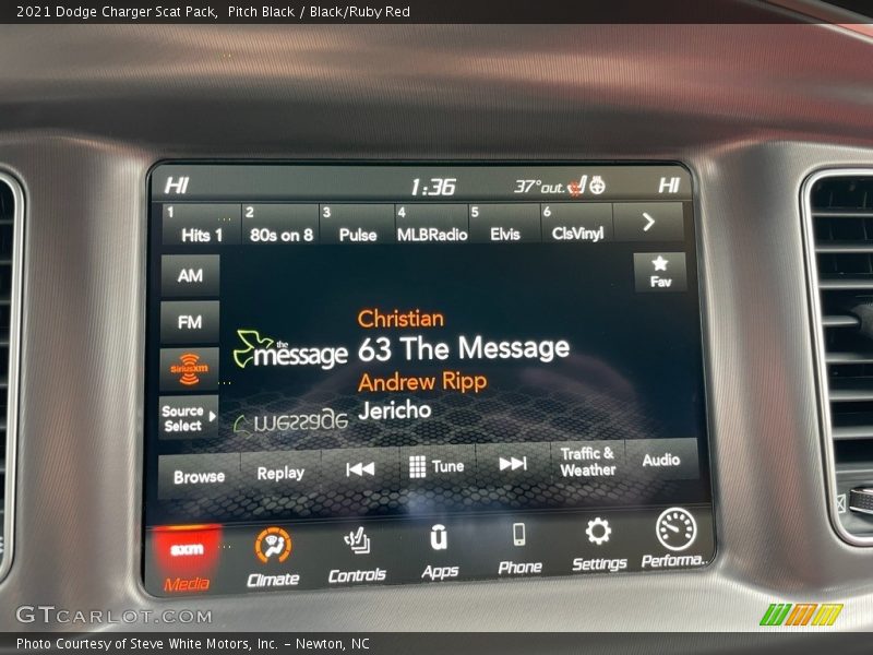 Audio System of 2021 Charger Scat Pack