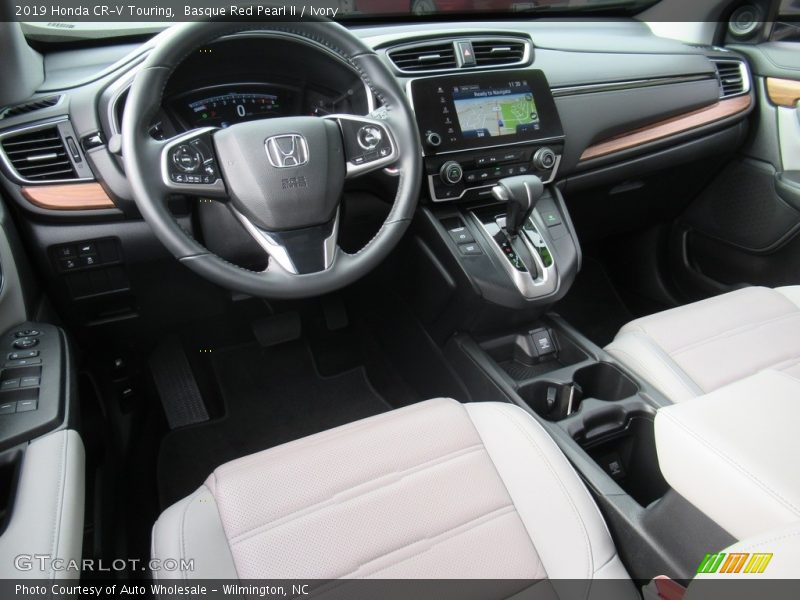 Basque Red Pearl II / Ivory 2019 Honda CR-V Touring