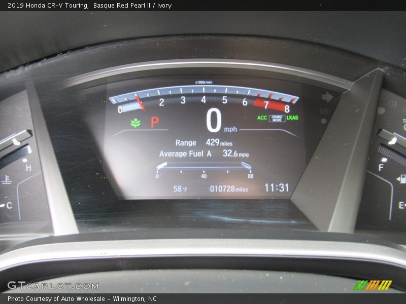 Basque Red Pearl II / Ivory 2019 Honda CR-V Touring
