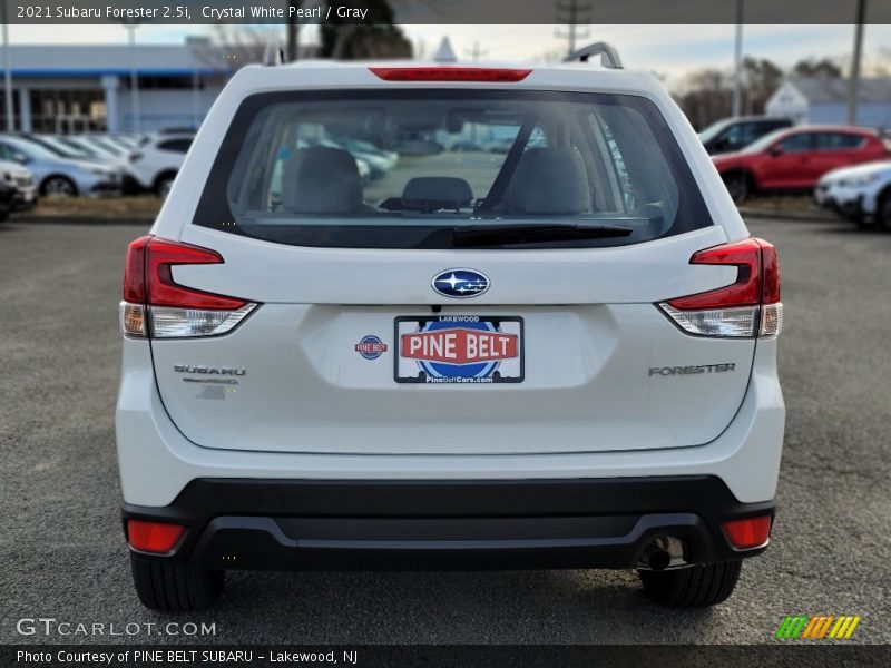 Crystal White Pearl / Gray 2021 Subaru Forester 2.5i