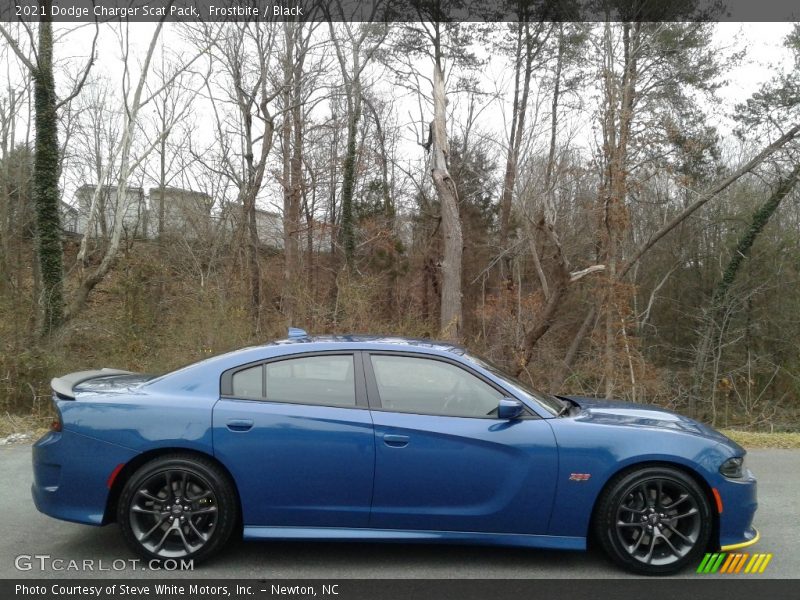 Frostbite / Black 2021 Dodge Charger Scat Pack
