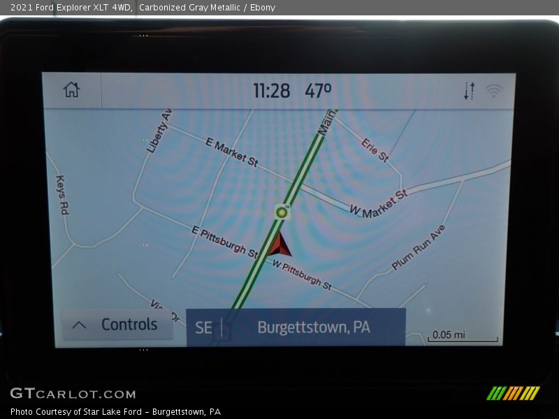 Navigation of 2021 Explorer XLT 4WD