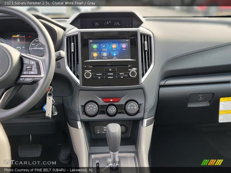 Crystal White Pearl / Gray 2021 Subaru Forester 2.5i