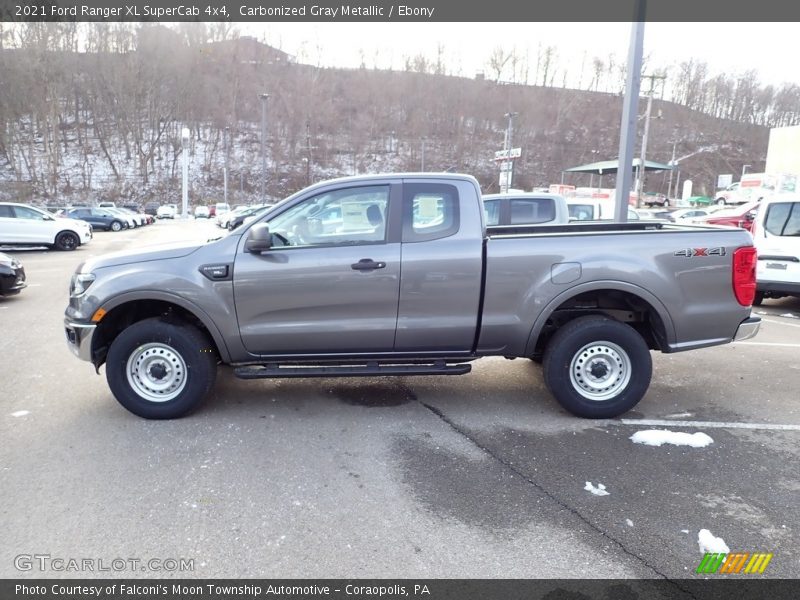  2021 Ranger XL SuperCab 4x4 Carbonized Gray Metallic