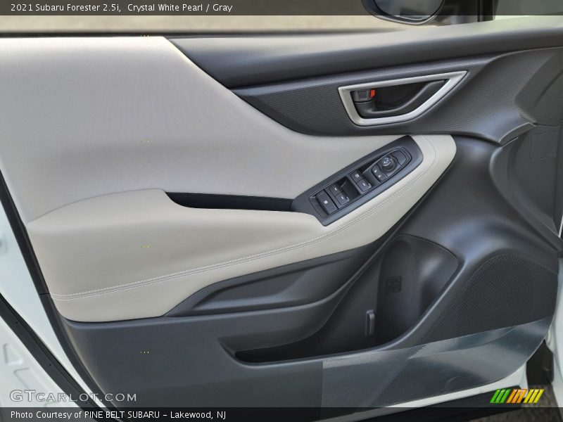 Crystal White Pearl / Gray 2021 Subaru Forester 2.5i