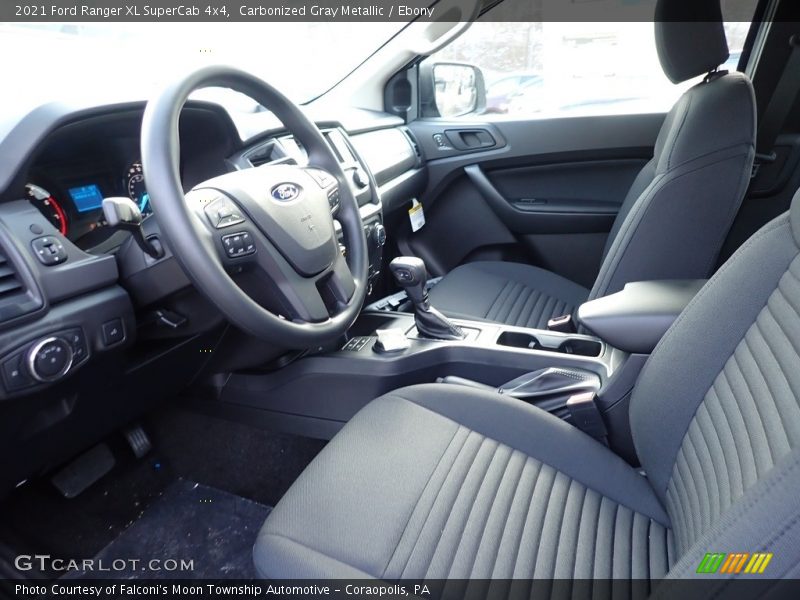 Front Seat of 2021 Ranger XL SuperCab 4x4