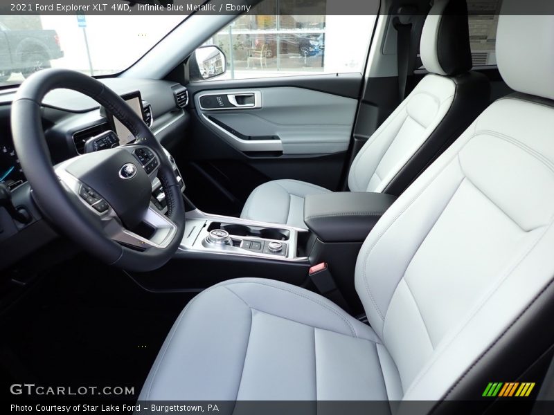 Front Seat of 2021 Explorer XLT 4WD