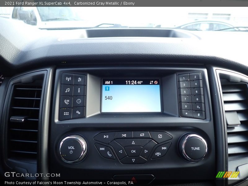 Controls of 2021 Ranger XL SuperCab 4x4