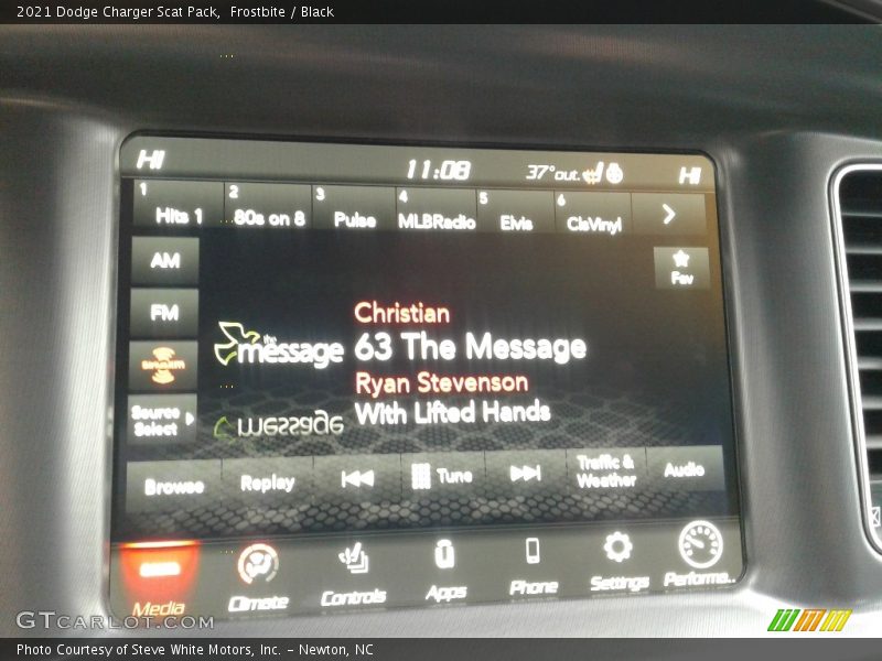 Frostbite / Black 2021 Dodge Charger Scat Pack