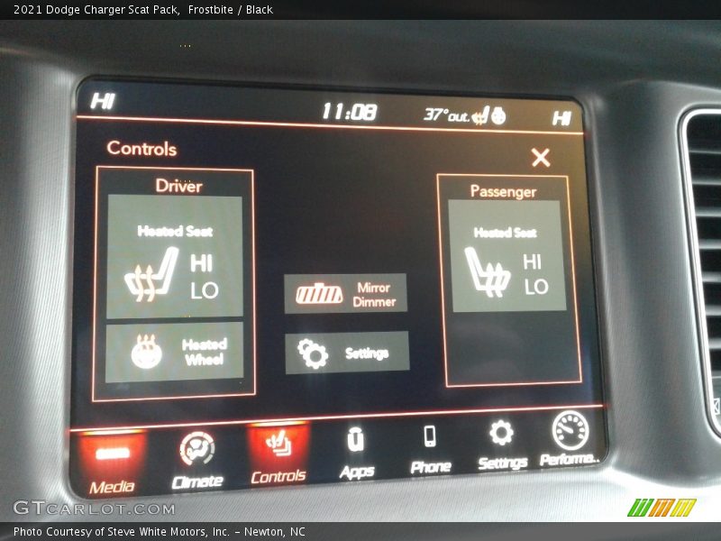 Frostbite / Black 2021 Dodge Charger Scat Pack