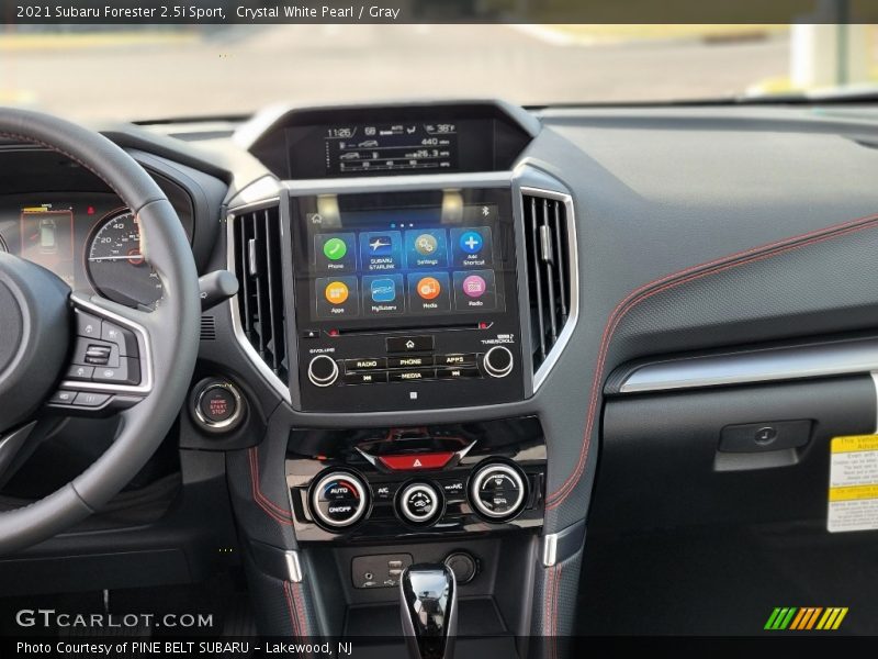 Crystal White Pearl / Gray 2021 Subaru Forester 2.5i Sport