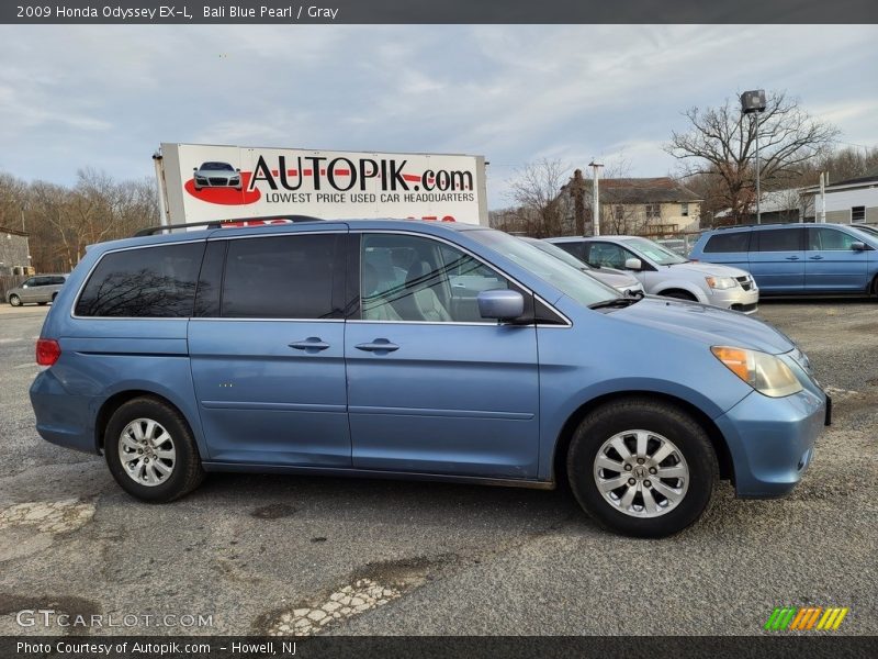 Bali Blue Pearl / Gray 2009 Honda Odyssey EX-L