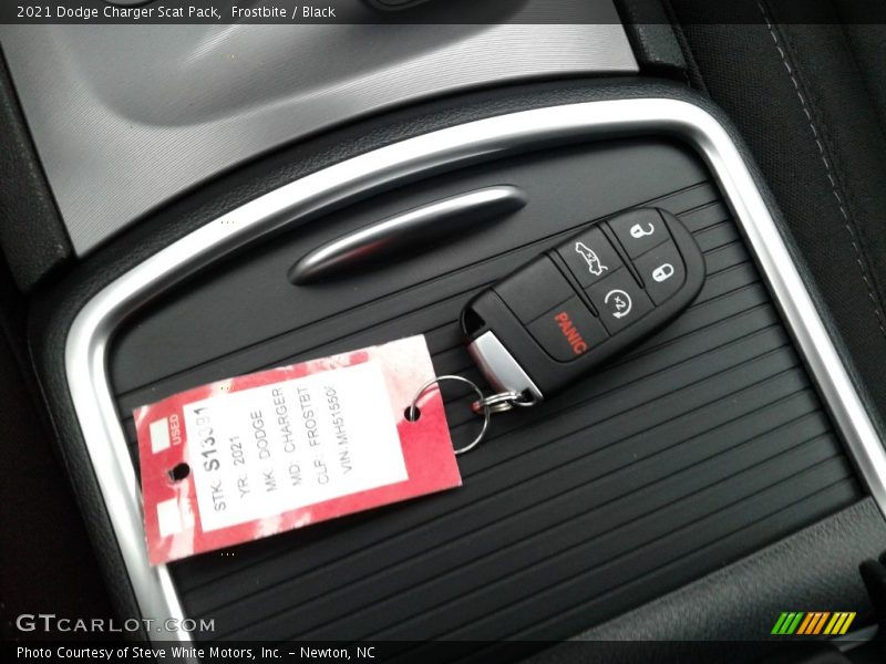 Frostbite / Black 2021 Dodge Charger Scat Pack
