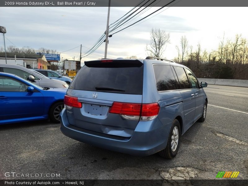 Bali Blue Pearl / Gray 2009 Honda Odyssey EX-L