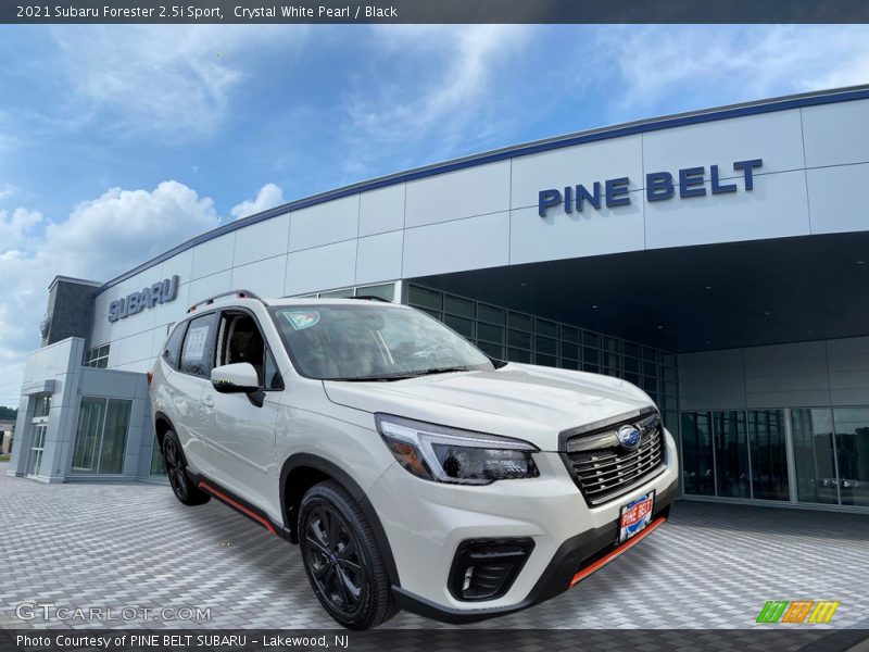 Crystal White Pearl / Black 2021 Subaru Forester 2.5i Sport
