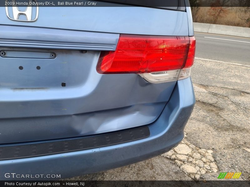 Bali Blue Pearl / Gray 2009 Honda Odyssey EX-L