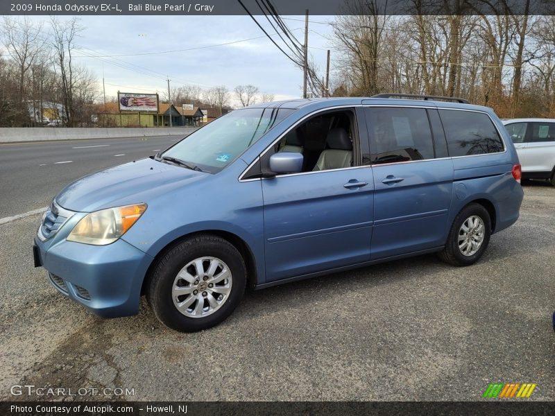 Bali Blue Pearl / Gray 2009 Honda Odyssey EX-L