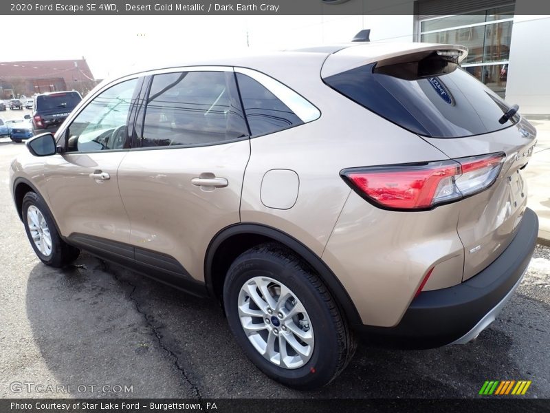 Desert Gold Metallic / Dark Earth Gray 2020 Ford Escape SE 4WD