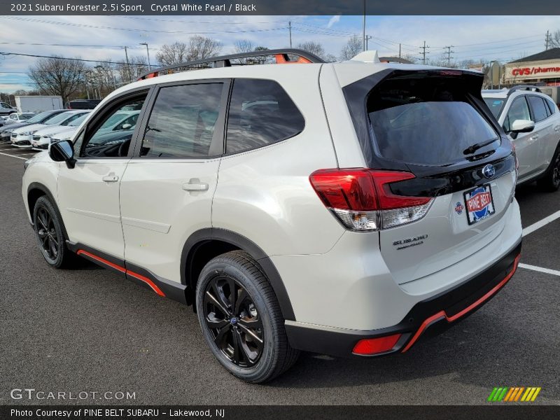Crystal White Pearl / Black 2021 Subaru Forester 2.5i Sport