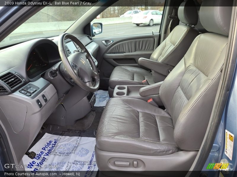 Bali Blue Pearl / Gray 2009 Honda Odyssey EX-L