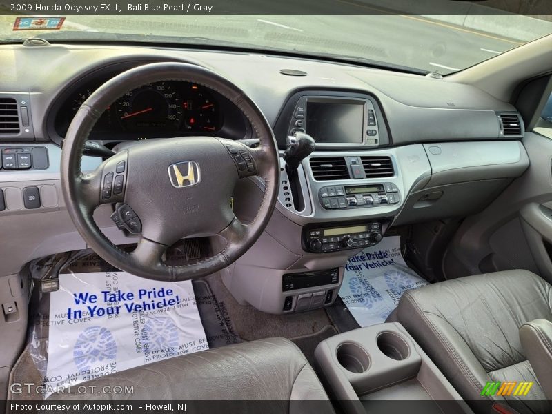 Bali Blue Pearl / Gray 2009 Honda Odyssey EX-L