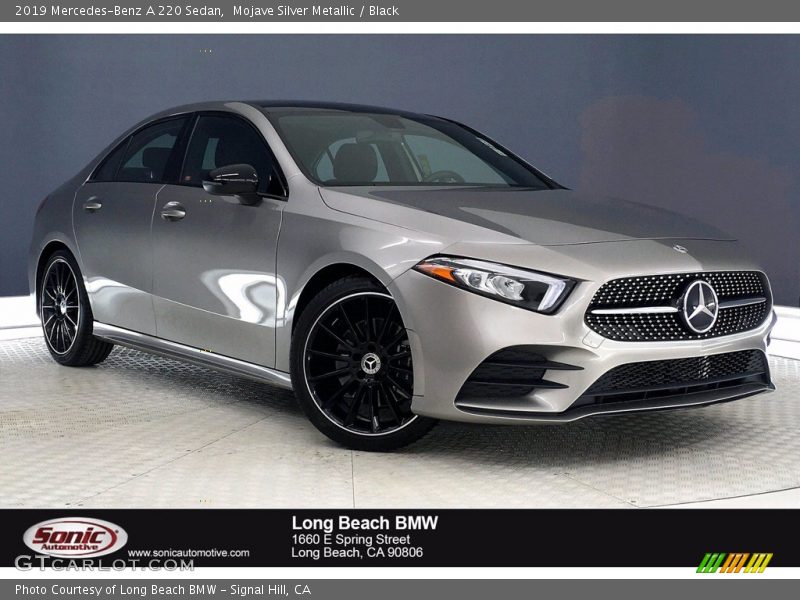 Mojave Silver Metallic / Black 2019 Mercedes-Benz A 220 Sedan