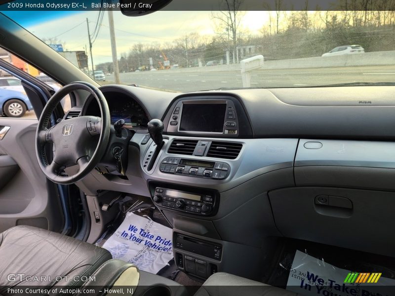 Bali Blue Pearl / Gray 2009 Honda Odyssey EX-L