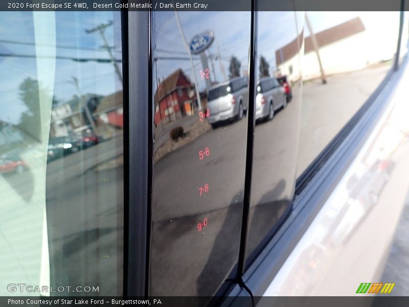 Desert Gold Metallic / Dark Earth Gray 2020 Ford Escape SE 4WD