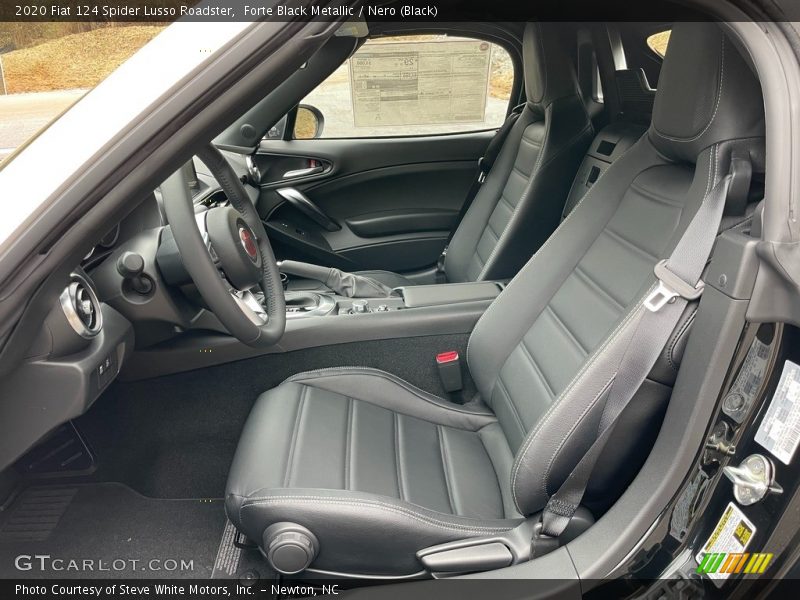 Front Seat of 2020 124 Spider Lusso Roadster