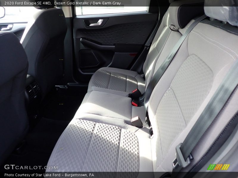 Desert Gold Metallic / Dark Earth Gray 2020 Ford Escape SE 4WD