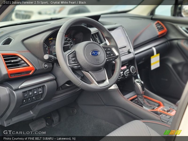 Crystal White Pearl / Black 2021 Subaru Forester 2.5i Sport