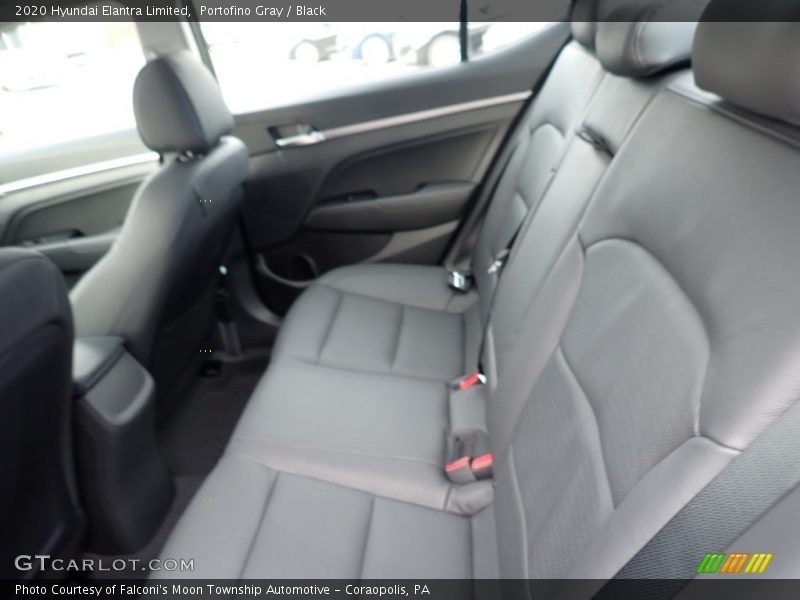 Portofino Gray / Black 2020 Hyundai Elantra Limited