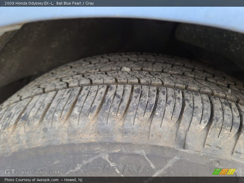Bali Blue Pearl / Gray 2009 Honda Odyssey EX-L
