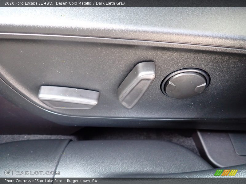 Desert Gold Metallic / Dark Earth Gray 2020 Ford Escape SE 4WD