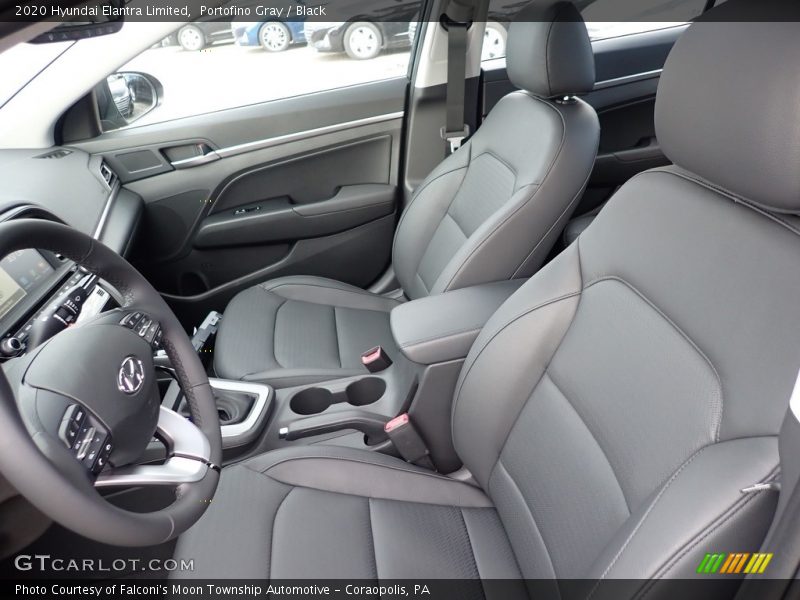 Front Seat of 2020 Elantra Limited