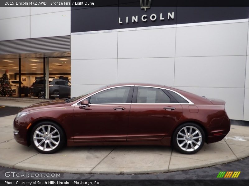  2015 MKZ AWD Bronze Fire