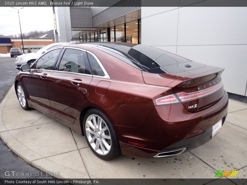  2015 MKZ AWD Bronze Fire