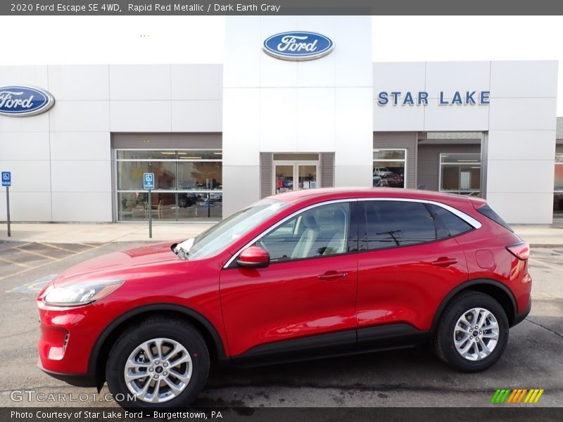 Rapid Red Metallic / Dark Earth Gray 2020 Ford Escape SE 4WD