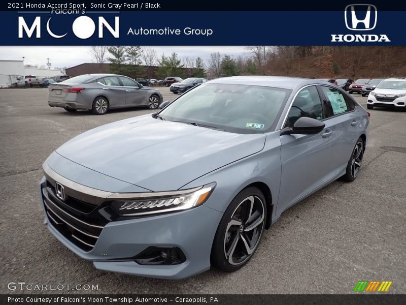 Sonic Gray Pearl / Black 2021 Honda Accord Sport
