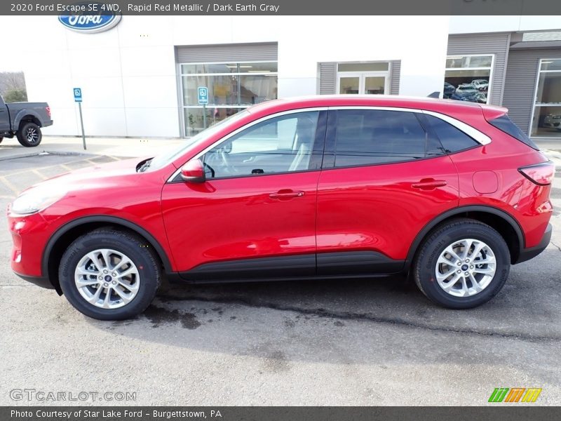 Rapid Red Metallic / Dark Earth Gray 2020 Ford Escape SE 4WD