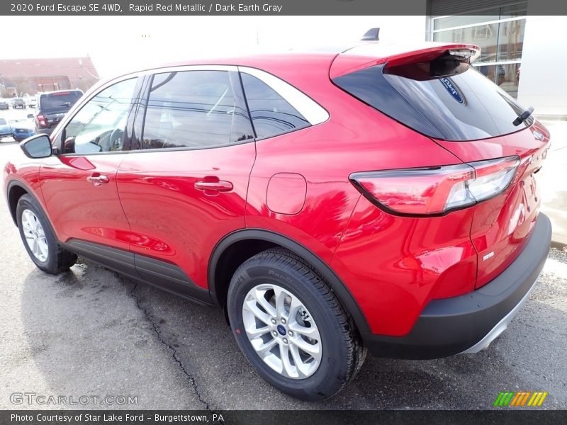 Rapid Red Metallic / Dark Earth Gray 2020 Ford Escape SE 4WD