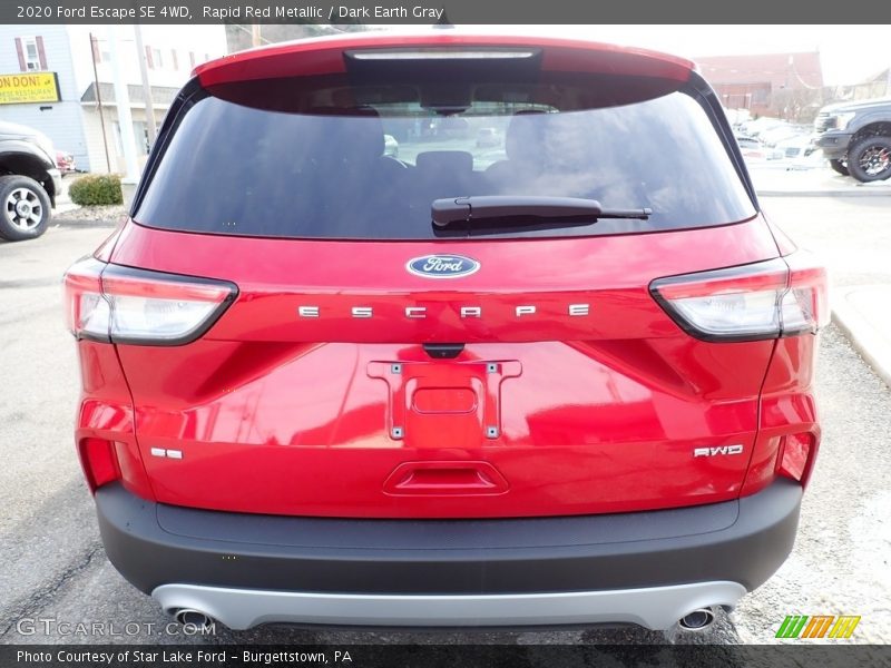 Rapid Red Metallic / Dark Earth Gray 2020 Ford Escape SE 4WD